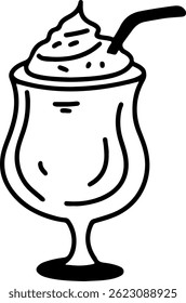 Café, esboço em café. Desenho, gravação, tinta, arte vetorial