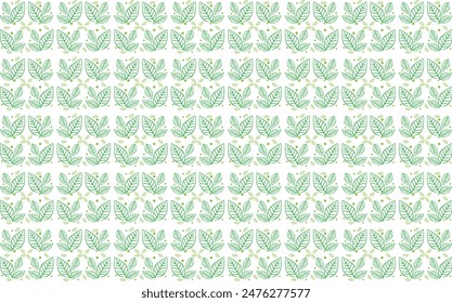 Coffee Leaf Pattern background. For covers, posters and ceramic designs. etc