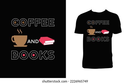 Coffee Lettering T Shirt Design. 