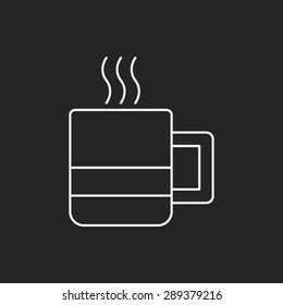 coffee line icon