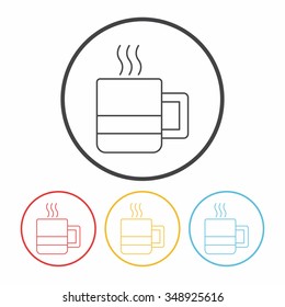 coffee line icon