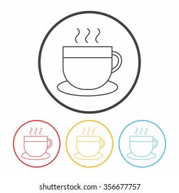 coffee line icon