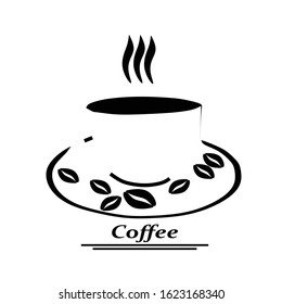 Coffee line icon graphic design concept. Elements that can be edited, can be used as types of logos, icons, templates on the web and print.