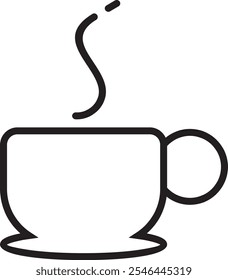 Coffee Line Icon for mobile or web