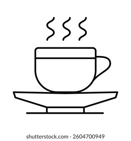 Coffee Line Icon. Startup, Success, Growth Editable Stroke Vector Illustration