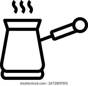 Coffee Line Icon Vector Design