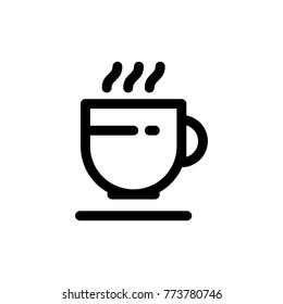 Coffee Line Icon Vector Design