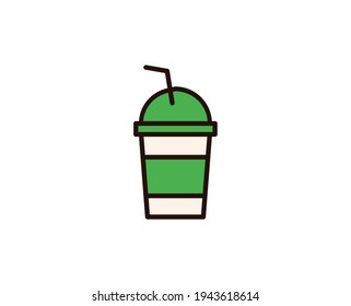 Coffee line icon. Vector symbol in trendy flat style on white background. Office sing for design.