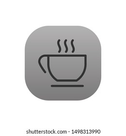 Coffee  - Line Vector Icon