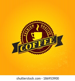 coffee logo antique retro coffee label and labels coffee logo classical product bean formal right cafe elderly sign older luxurious printing latte aged mug science classic banner tea ethical moral let