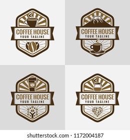Coffee Logo Badge Design Template