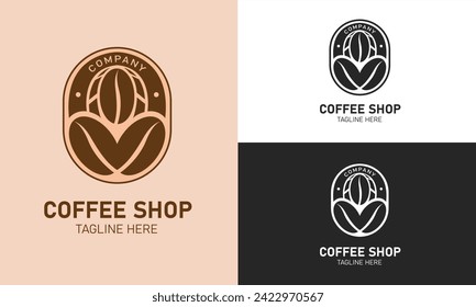 Coffee Logo With the Black and Wihte Color