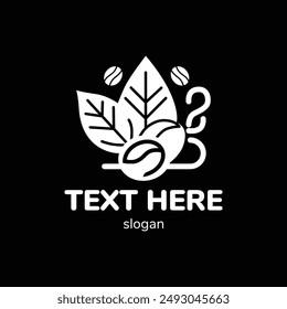 logotipo de café para gráfico de Vector de negocios