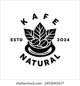 logotipo de café para gráfico de Vector de negocios