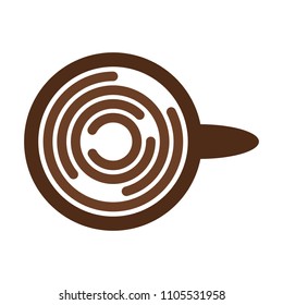 coffee logo. cafe icon. hot drink symbol. vector eps 08.