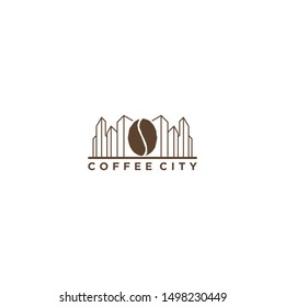 Coffee logo for cafe resto and product label - food drink