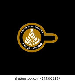 coffee logo and the coffee and cappucino vector