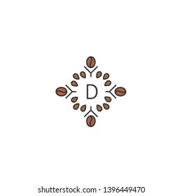 Coffee logo with classic style