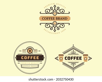 Coffee Logo Collection Logo Design Template