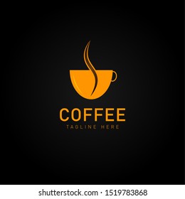Coffee logo concept. Can be used as a logo or icon for application or websites