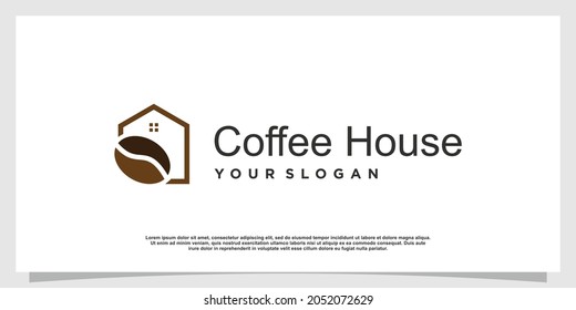 Coffee logo with creative element Premium Vector part 6