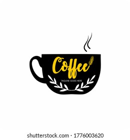 Coffee logo and coffee cup icon design