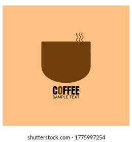 Coffee logo cup vector design , coffee shop labels
