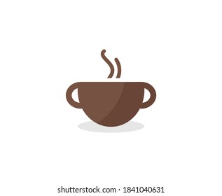 Coffee logo cup vector icon 