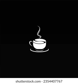 Concepto de diseño del logo del café. Plantilla para el logotipo de la bebida del café. Plantilla para el logotipo de la cafetería