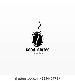 Coffee logo design concept. Coffee drink logo template. Coffee shop logo template