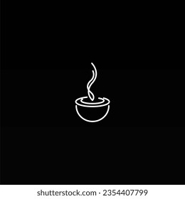 Coffee logo design concept. Coffee drink logo template. Coffee shop logo template