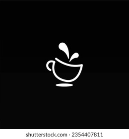 Coffee logo design concept. Coffee drink logo template. Coffee shop logo template
