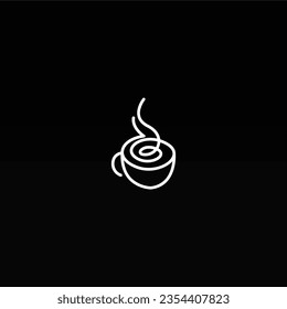 Coffee logo design concept. Coffee drink logo template. Coffee shop logo template