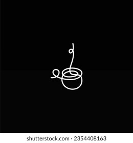 Coffee logo design concept. Coffee drink logo template. Coffee shop logo template