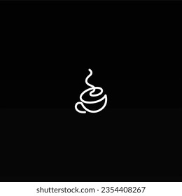Coffee logo design concept. Coffee drink logo template. Coffee shop logo template