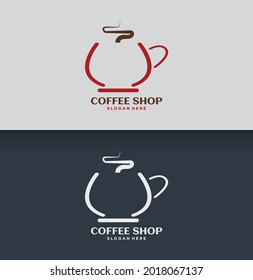 Coffee logo design cup logo