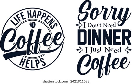 Coffee logo design free eps vector
