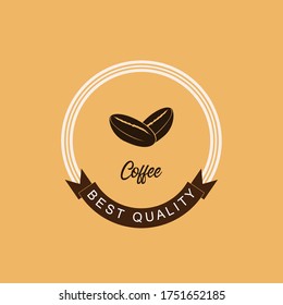 coffee logo design free vector