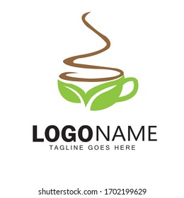 coffee logo design & illustration vector art 