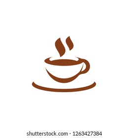 Coffee Shop Symbol Logo Vector Illustration Stock Vector (Royalty Free ...