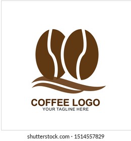 Coffee logo design with modern concept. Icon coffee cup vector template