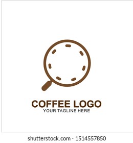 Coffee logo design with modern concept. Icon coffee cup vector template