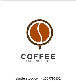Coffee logo design with modern concept. Icon coffee cup vector template