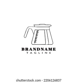Coffee-Logo-Design, moderne Vektorgrafik einzeln