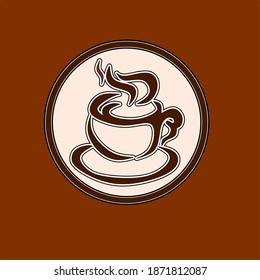 Coffee logo design for coffee shop theme content