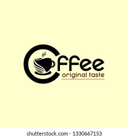 coffee logo design template