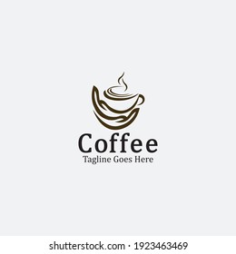 Coffee logo design template. Best coffee icon. Vector illustration