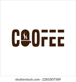 Coffee logo design template elements