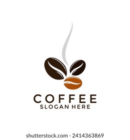 Coffee logo design template, Coffee, coffee shop logo template