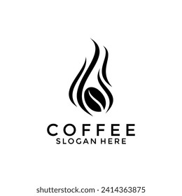 Coffee logo design template, Coffee, coffee shop logo template